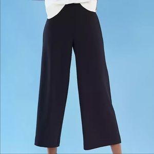 Loft Wide leg pull on pants - Black Size S